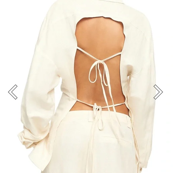 HORIZON BACKLESS SHIRT - Picture 3 of 3